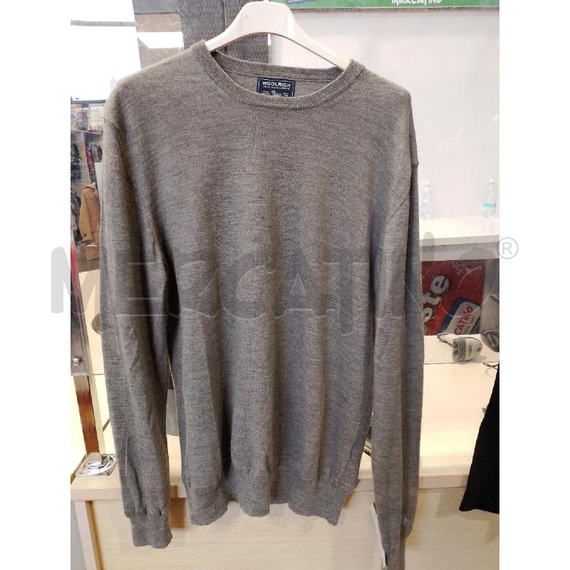 MAGLIA UOMO WOOLRICH GRIGIA  | Mercatino dell'Usato San giovanni teatino 1
