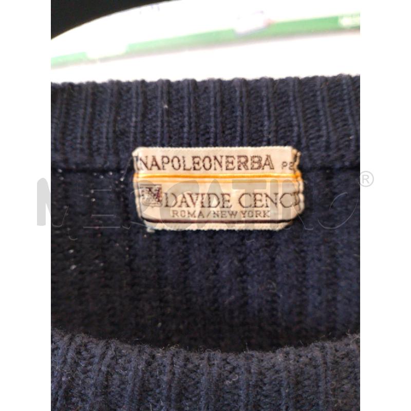 MAGLIONE UOMO DAVIDE CENCI BLU | Mercatino dell'Usato San giovanni teatino 2