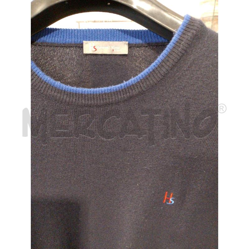MAGLIONE UOMO HARMONT&BLAINE BLU  | Mercatino dell'Usato San giovanni teatino 2