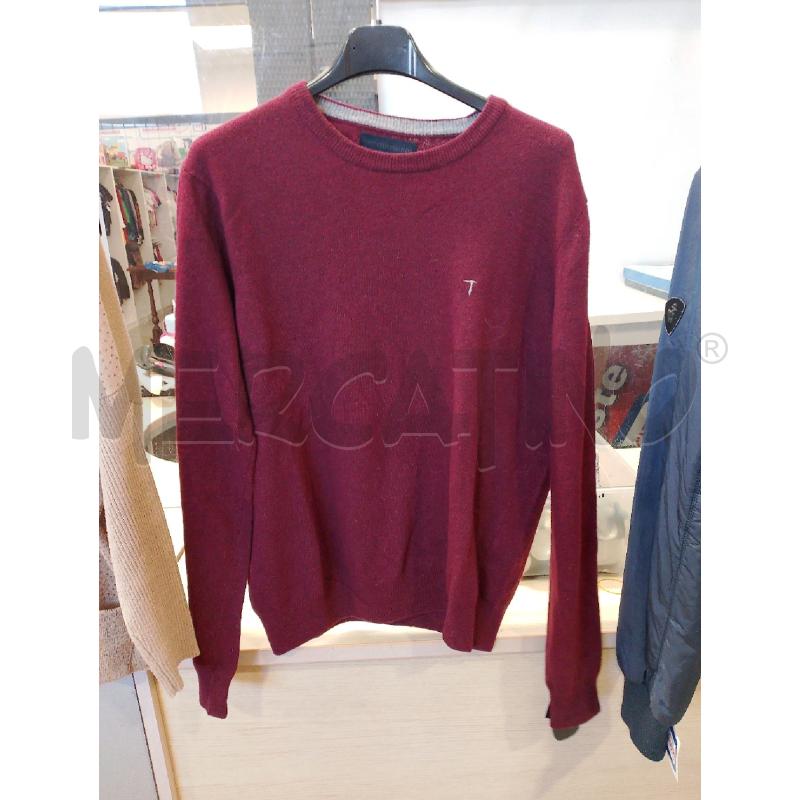 MAGLIONE UOMO TRUSSARDI BORDEAUX  | Mercatino dell'Usato San giovanni teatino 1
