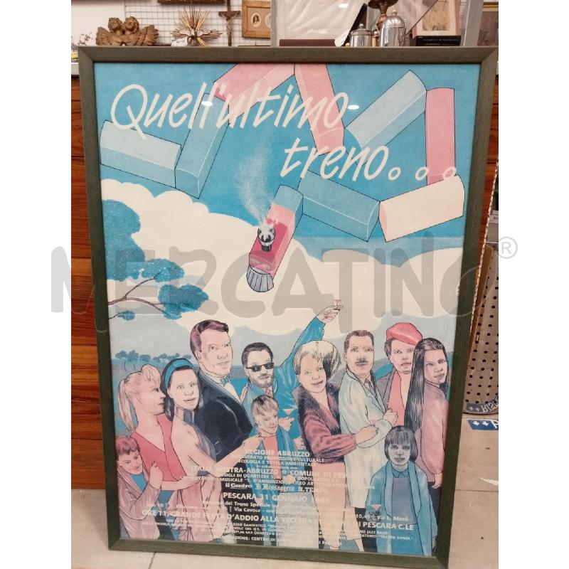 MANIFESTO QUELL'ULTIMO TRENO | Mercatino dell'Usato San giovanni teatino 1
