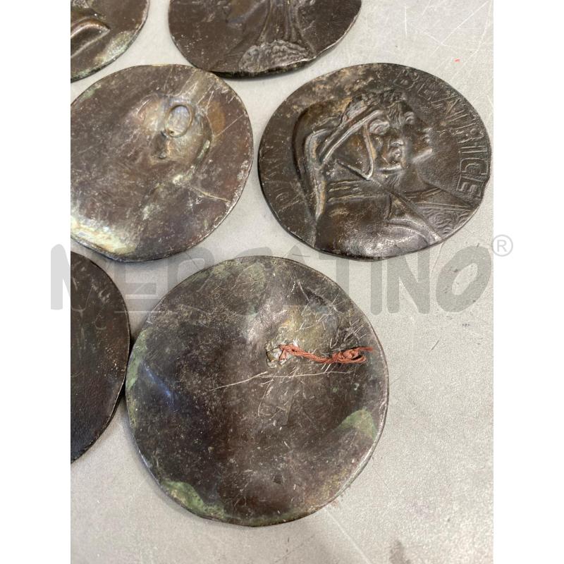 MEDAGLIA 7PZ MICHELANGELO DANTE BEATRICE DAVIDE RAFFAELLO | Mercatino dell'Usato San giovanni teatino 2