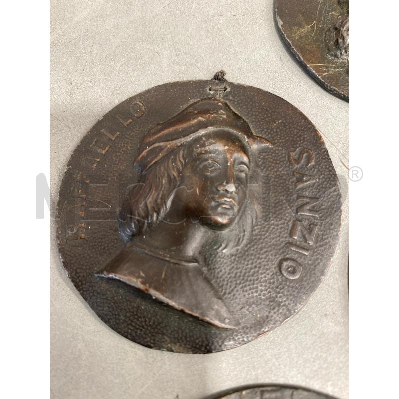 MEDAGLIA 7PZ MICHELANGELO DANTE BEATRICE DAVIDE RAFFAELLO | Mercatino dell'Usato San giovanni teatino 4