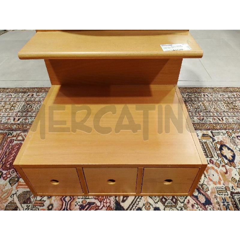MENSOLA 3 CASSETTI LEGNO CHIARO | Mercatino dell'Usato San giovanni teatino 1