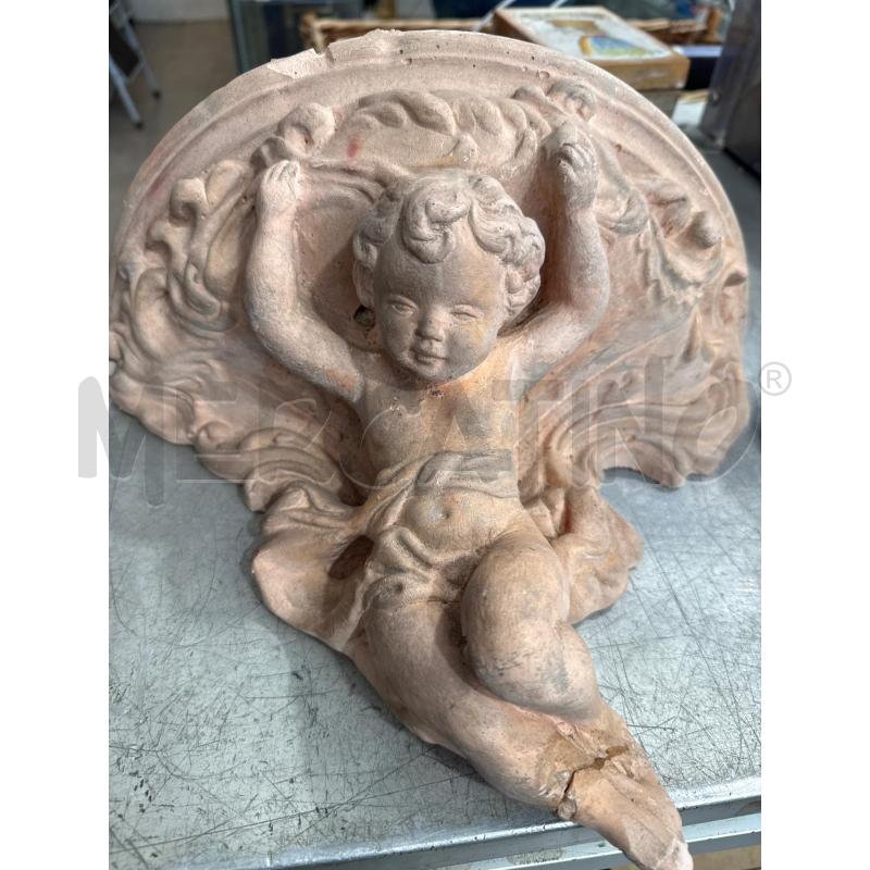 MENSOLINA TERRACOTTA ANGIOLETTO DA RESTAURARE | Mercatino dell'Usato San giovanni teatino 1