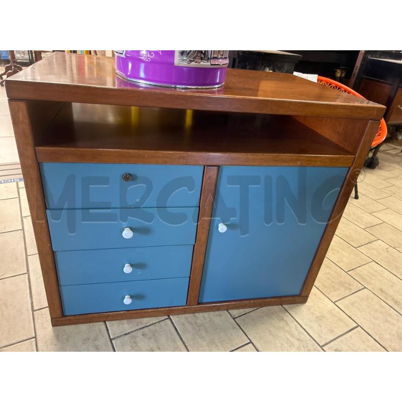 MOBILETTO 4 CASSETTI 1 ANTA LEGNO | Mercatino dell'Usato San giovanni teatino 1