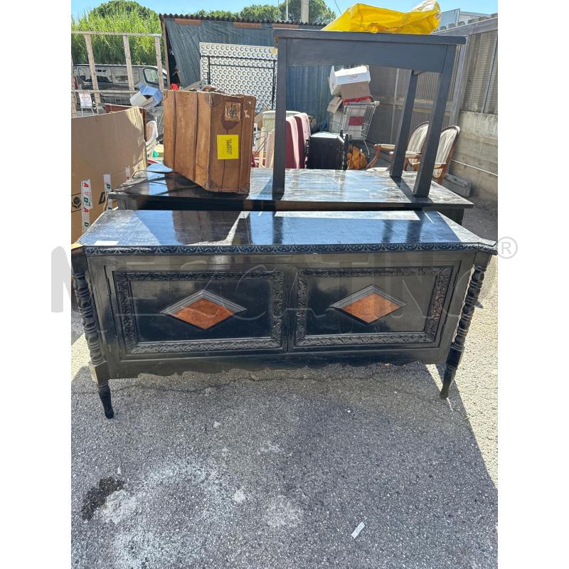 MOBILE NERO STUDIO CON CASSETTI | Mercatino dell'Usato San giovanni teatino 1