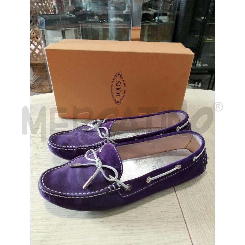 MOCASSINI DONNA TODS VIOLA SCAMOSCIATE  | Mercatino dell'Usato San giovanni teatino 1