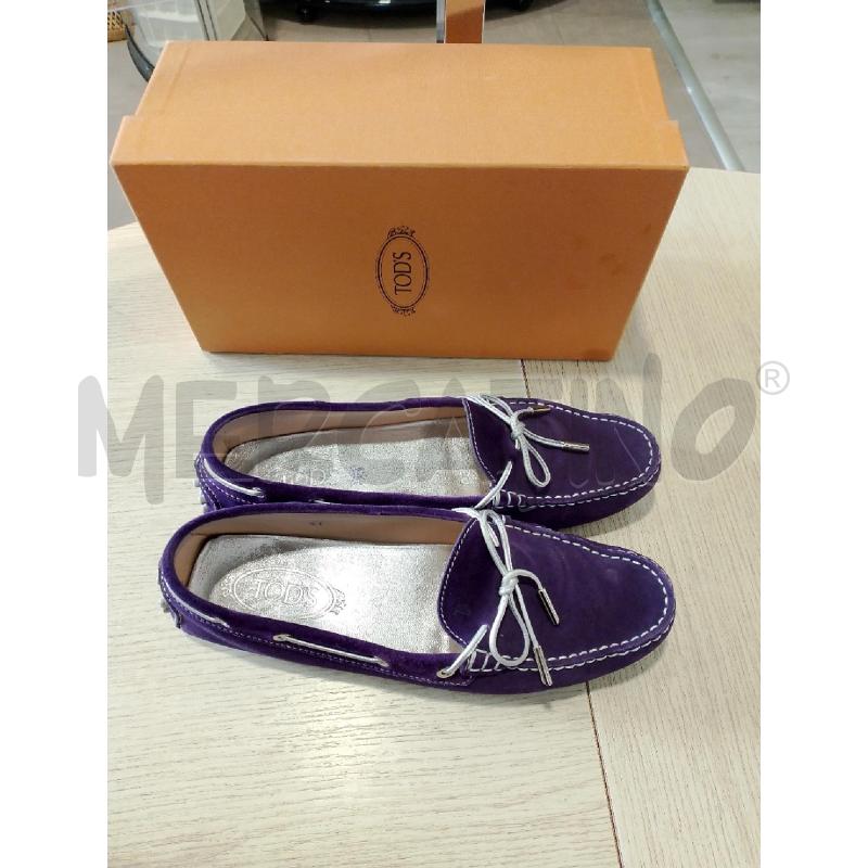 MOCASSINI DONNA TODS VIOLA SCAMOSCIATE  | Mercatino dell'Usato San giovanni teatino 4