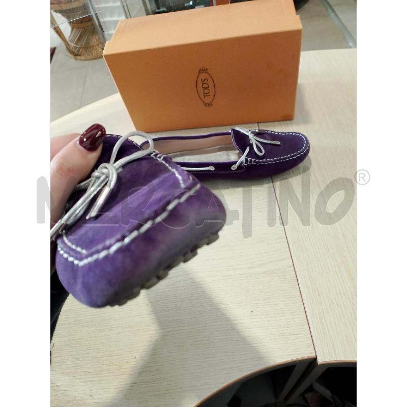 MOCASSINI DONNA TODS VIOLA SCAMOSCIATE  | Mercatino dell'Usato San giovanni teatino 5
