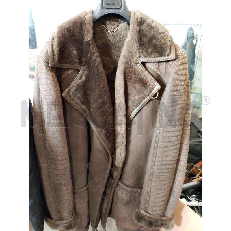 MONTONE UOMO MARRONE SHEARLING | Mercatino dell'Usato San giovanni teatino 1