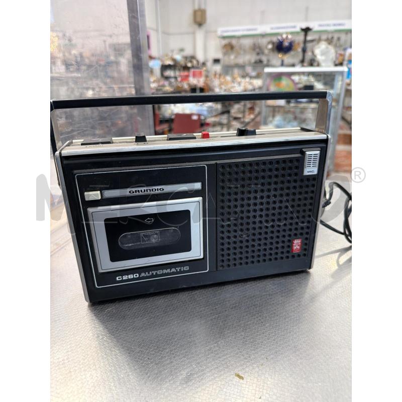 MUSICASSETTE GRUNDIG C260 AUTOMATIC DA REVISIONARE | Mercatino dell'Usato San giovanni teatino 1