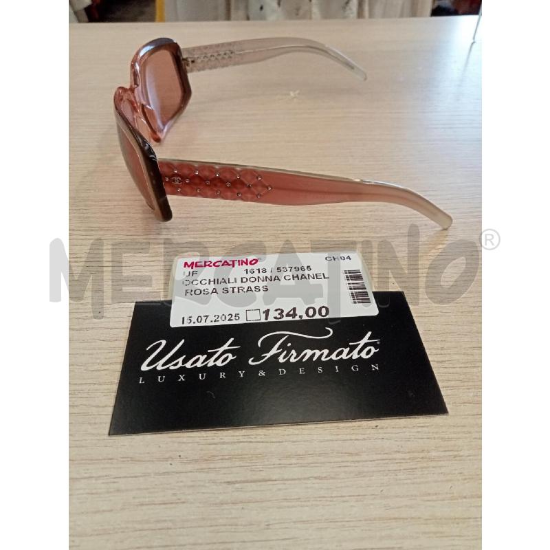 OCCHIALI DONNA CHANEL ROSA STRASS | Mercatino dell'Usato San giovanni teatino 2