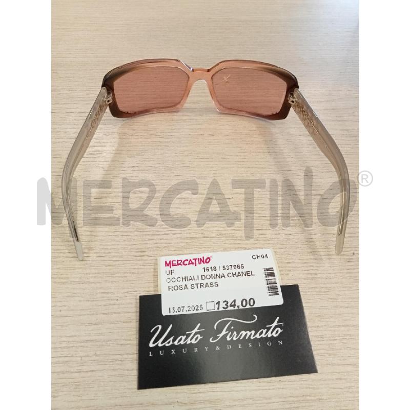 OCCHIALI DONNA CHANEL ROSA STRASS | Mercatino dell'Usato San giovanni teatino 3