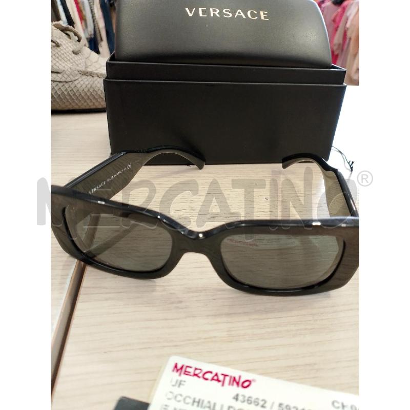 OCCHIALI DONNA VERSACE NERI SCRITTA DORATA | Mercatino dell'Usato San giovanni teatino 4