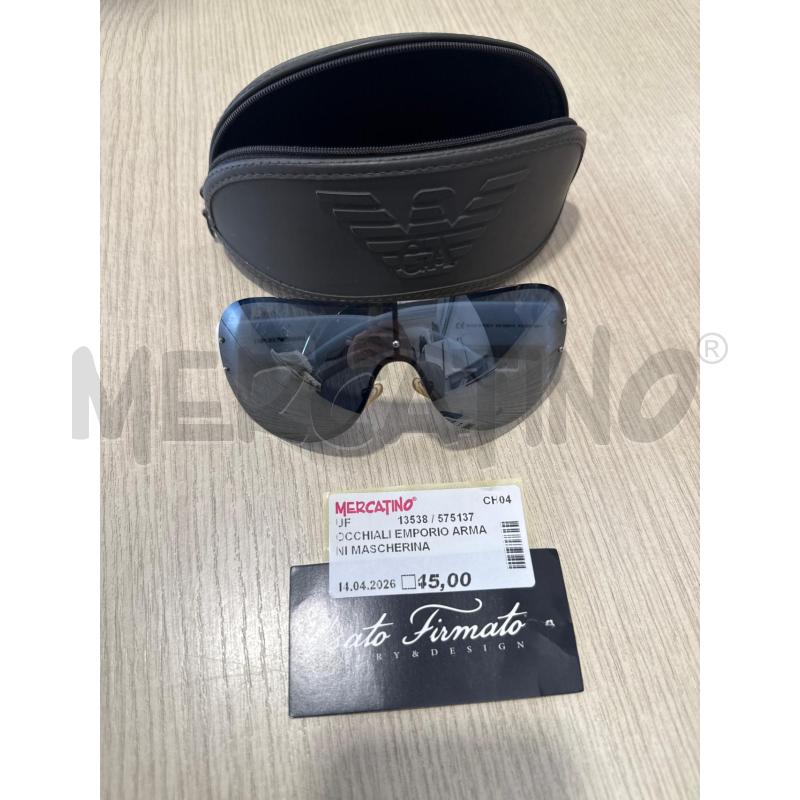 OCCHIALI EMPORIO ARMANI MASCHERINA  | Mercatino dell'Usato San giovanni teatino 1