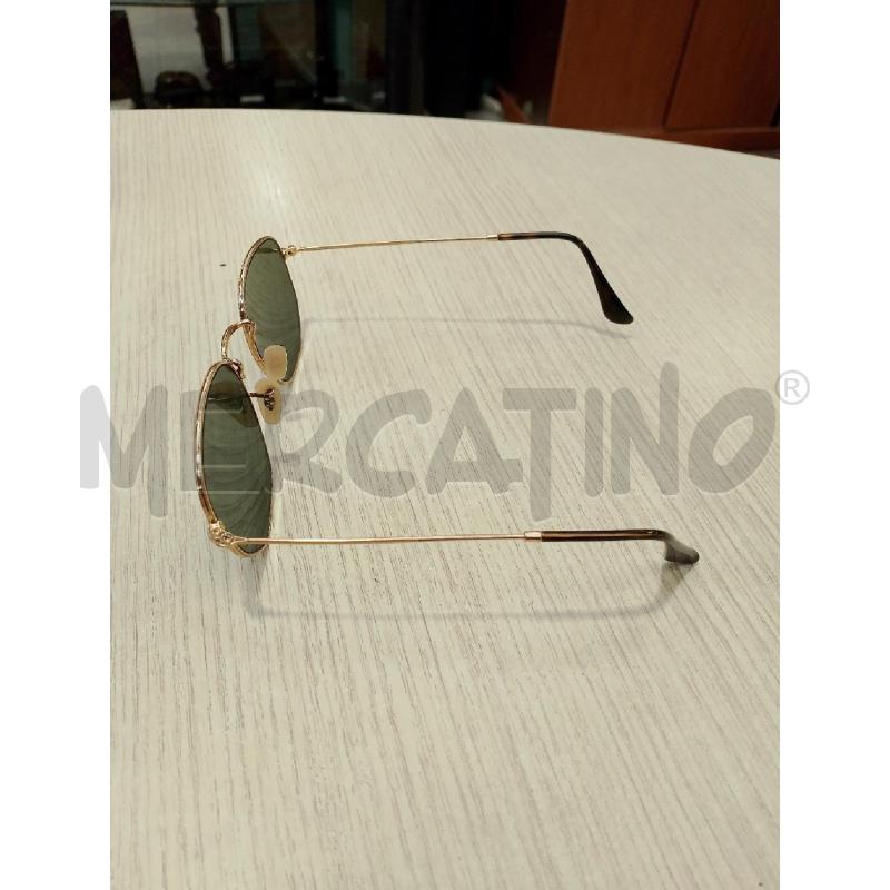 OCCHIALI RAY BAN ESAGONALI DORATI | Mercatino dell'Usato San giovanni teatino 3