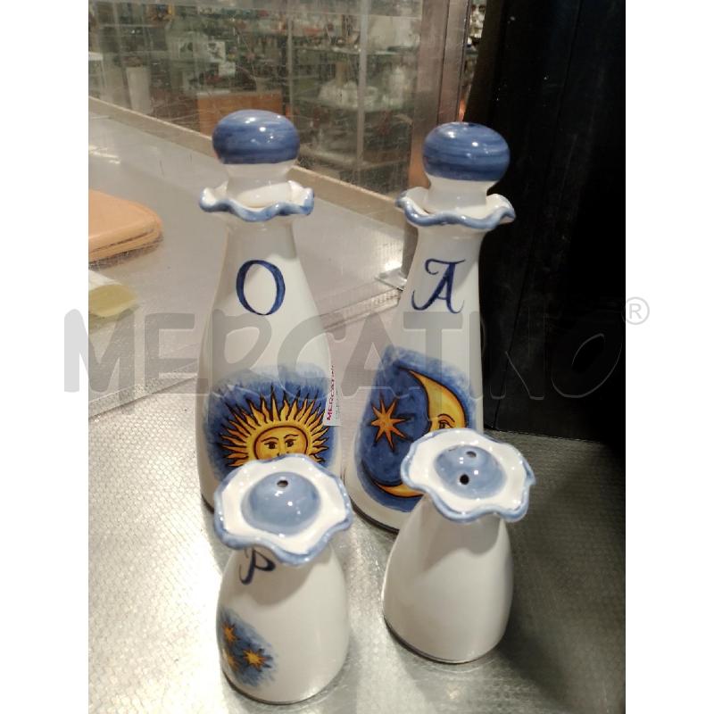 OLIO ACETO SALE PEPE SOLE LUNA BIANCHI AZZURRI | Mercatino dell'Usato San giovanni teatino 2