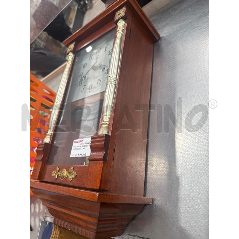 OROLOGIO A PENDOLO DECORI ARGENTATI E DORATI | Mercatino dell'Usato San giovanni teatino 3