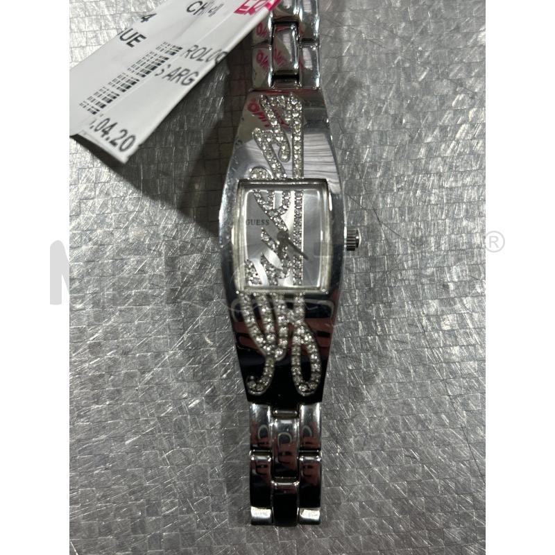 OROLOGIO DA POLSO GUESS ARGENTATO STRASS | Mercatino dell'Usato San giovanni teatino 1