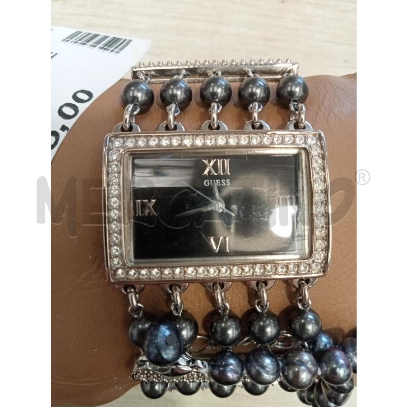 OROLOGIO DA POLSO GUESS PERLINE NERE  | Mercatino dell'Usato San giovanni teatino 3