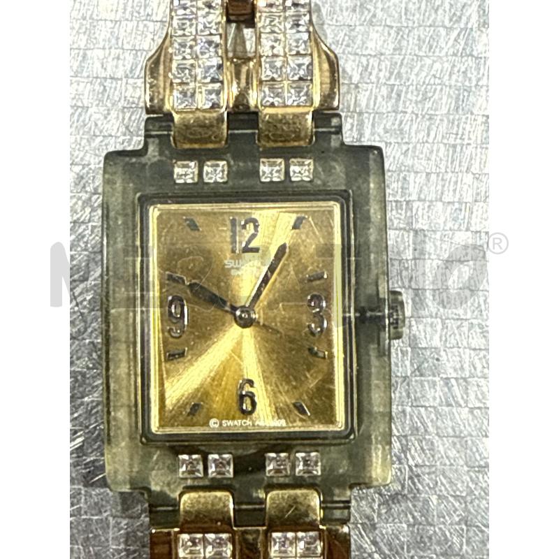 OROLOGIO DA POLSO SWATCH DORATO STRASS | Mercatino dell'Usato San giovanni teatino 1