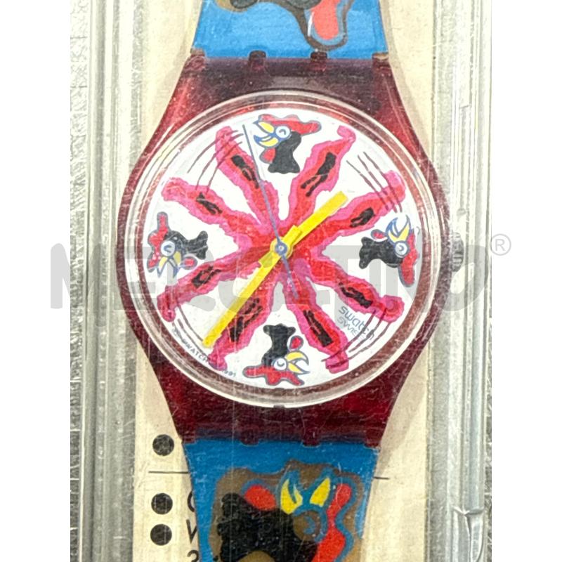 OROLOGIO DA POLSO SWATCH GALLI CINTURINO AZZURRO | Mercatino dell'Usato San giovanni teatino 1