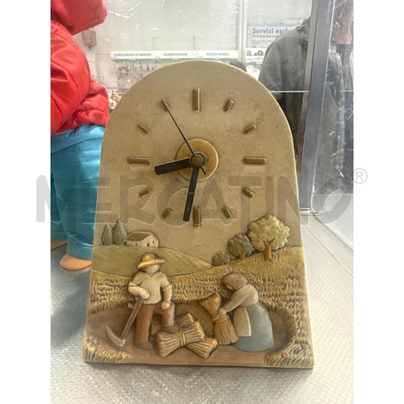OROLOGIO DA TAVOLO EGAN CONTADINI PAESAGGIO  | Mercatino dell'Usato San giovanni teatino 1