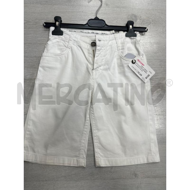PANTALONCINO BAMBINO 4US BIANCO TG 9A | Mercatino dell'Usato San giovanni teatino 1