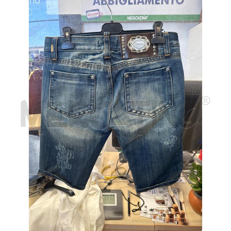 PANTALONCINO DONNA FRACOMINA JEANS GLITTER DORATI | Mercatino dell'Usato San giovanni teatino 2