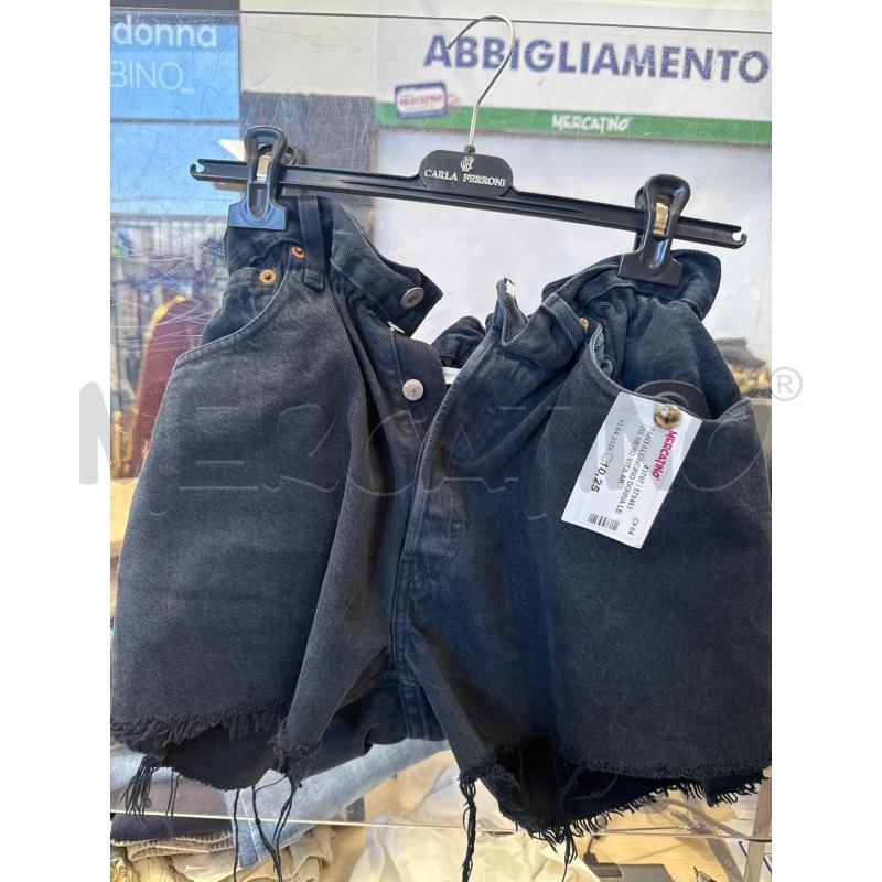 PANTALONCINO DONNA LEVIS NERO VITA ARRICCIATA | Mercatino dell'Usato San giovanni teatino 1
