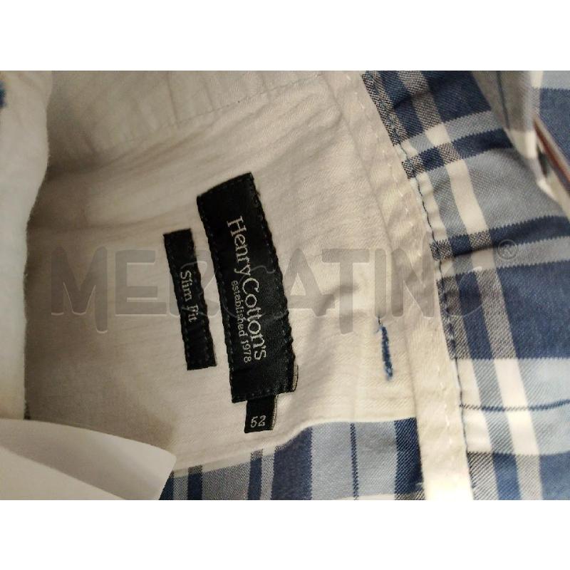 PANTALONCINO UOMO HENRY COTTONS BIANCO BLU QUADRI | Mercatino dell'Usato San giovanni teatino 2