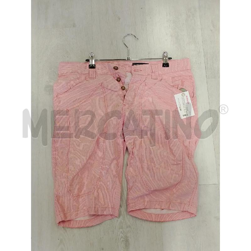 PANTALONCINO UOMO JECKERSON BIANCO RIGHE ROSSE | Mercatino dell'Usato San giovanni teatino 1