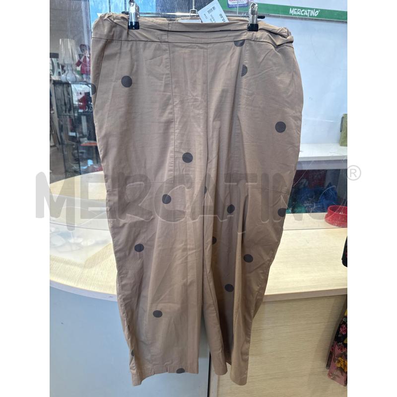 PANTALONE DONNA ALESSIA SANTI BEIGE POIS TG 44 | Mercatino dell'Usato San giovanni teatino 1