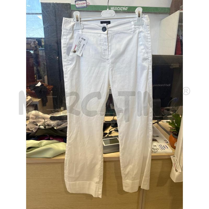 PANTALONE DONNA BIANCO EMME MARELLA | Mercatino dell'Usato San giovanni teatino 1