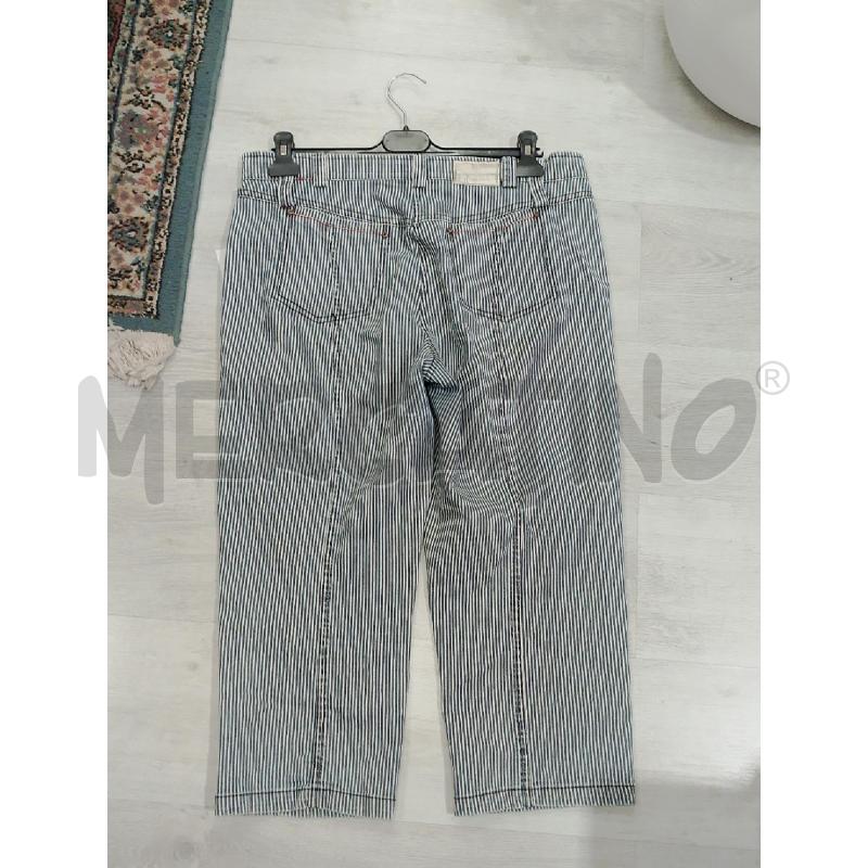 PANTALONE DONNA CARLA FERRONI RIGHE BLU BIANCHE  | Mercatino dell'Usato San giovanni teatino 2
