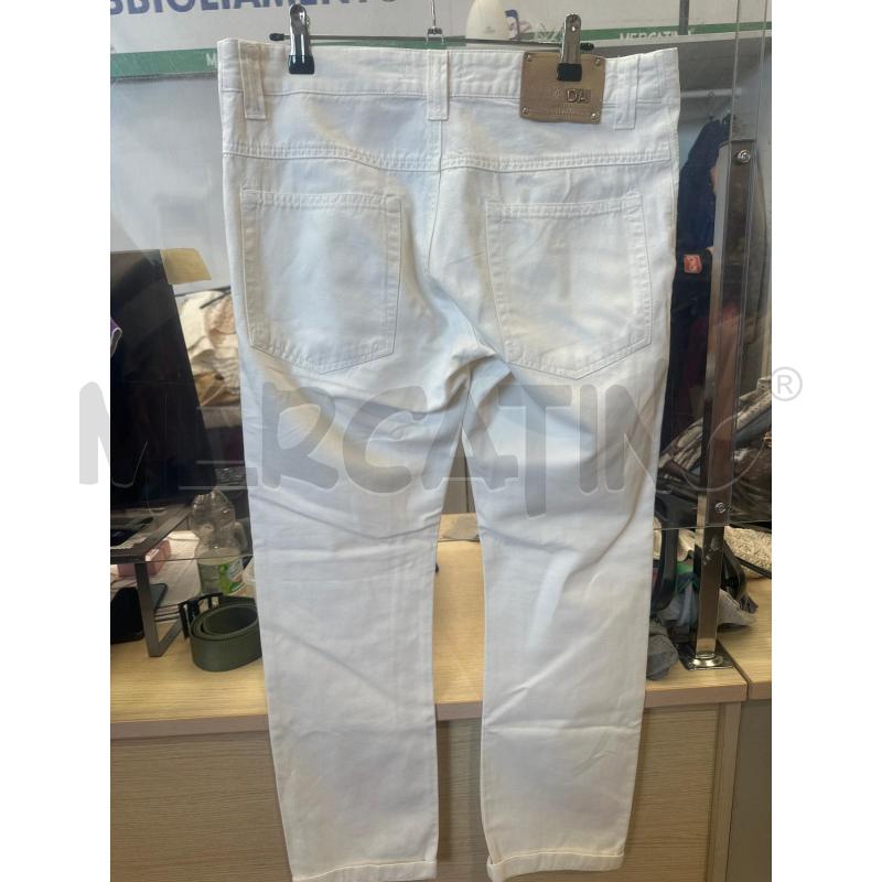 PANTALONE DONNA DANILE ALESSANDRINI BIANCO  | Mercatino dell'Usato San giovanni teatino 3