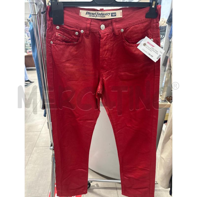 PANTALONE DONNA DIESEL TG 41 ROSSO | Mercatino dell'Usato San giovanni teatino 1
