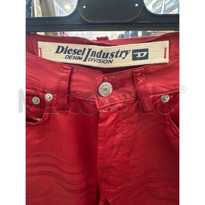 PANTALONE DONNA DIESEL TG 41 ROSSO | Mercatino dell'Usato San giovanni teatino 2
