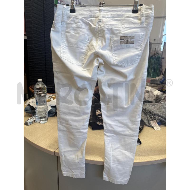 PANTALONE DONNA ELISABETTA FRANCHI BIANCHI TG 43 | Mercatino dell'Usato San giovanni teatino 2
