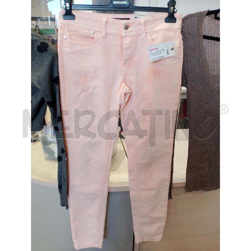 PANTALONE DONNA JUST CAVALLI ROSA ANIMALIER TG 40 | Mercatino dell'Usato San giovanni teatino 1