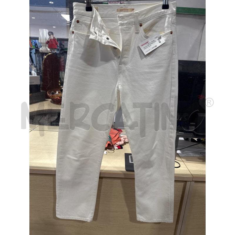 PANTALONE DONNA LEVIS BIANCO | Mercatino dell'Usato San giovanni teatino 1