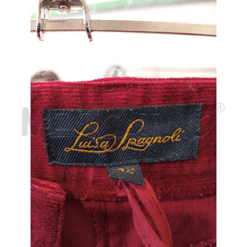 PANTALONE DONNA LUISA SPAGNOLI ROSSO | Mercatino dell'Usato San giovanni teatino 2
