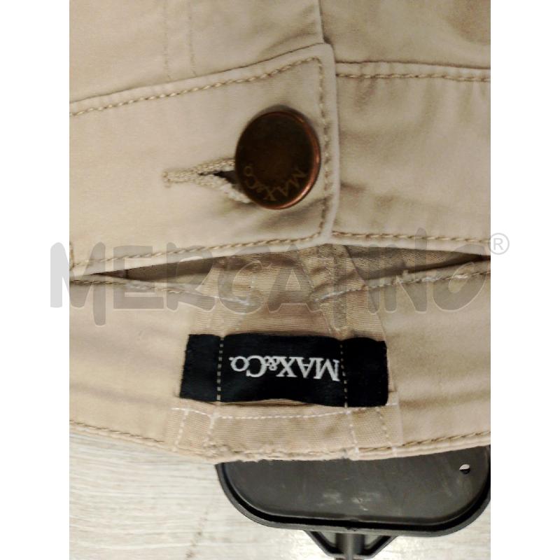 PANTALONE DONNA MAX&CO BEIGE TG 46 | Mercatino dell'Usato San giovanni teatino 2