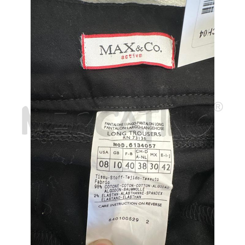 PANTALONE DONNA MAX&CO NERO | Mercatino dell'Usato San giovanni teatino 2