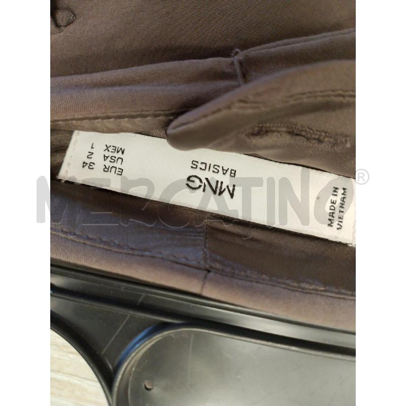 PANTALONE DONNA MNG MARRONE CINTURINA  | Mercatino dell'Usato San giovanni teatino 2