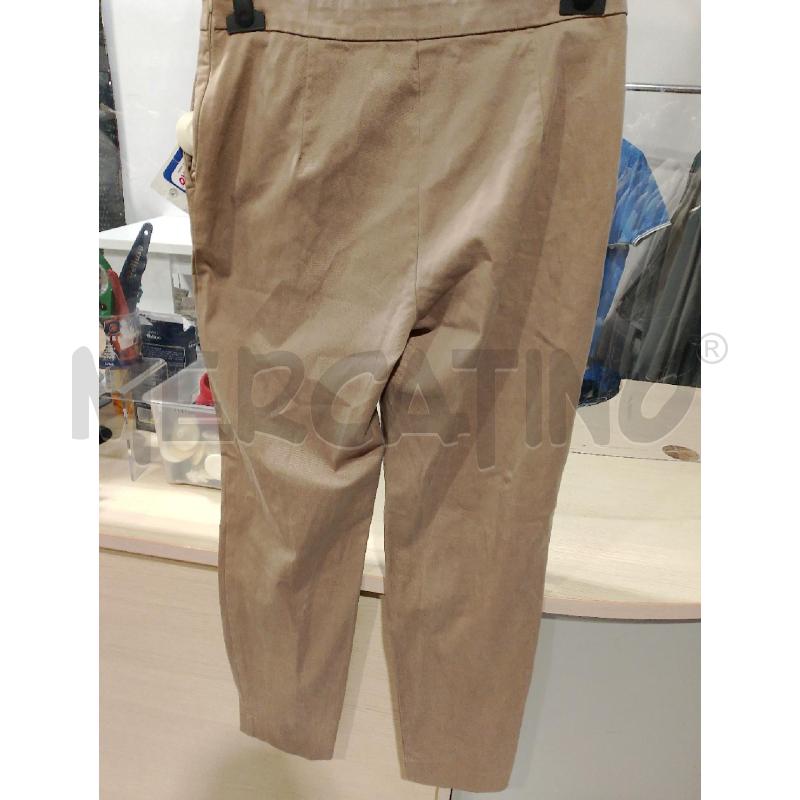 PANTALONE DONNA OLTRE BEIGE DETT DORATO STRASS  | Mercatino dell'Usato San giovanni teatino 3