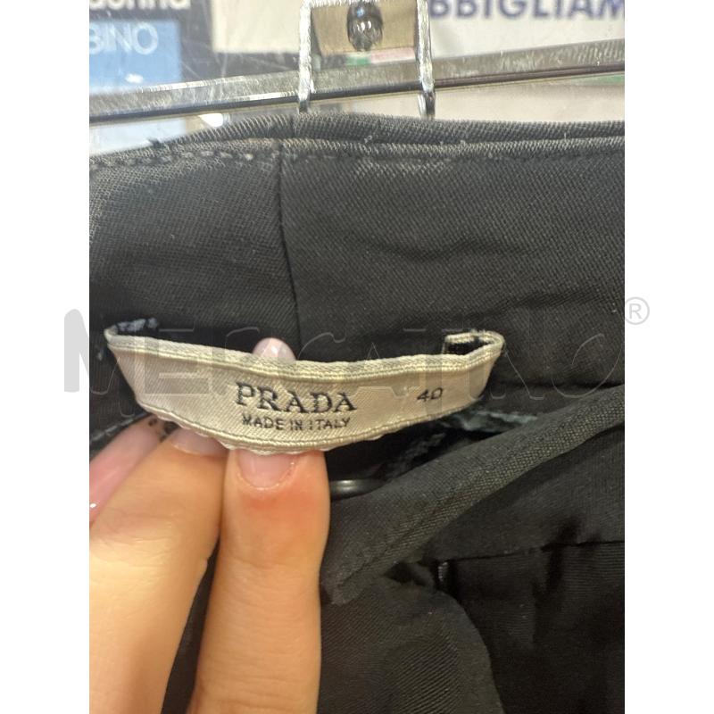 PANTALONE DONNA PRADA NERO | Mercatino dell'Usato San giovanni teatino 4
