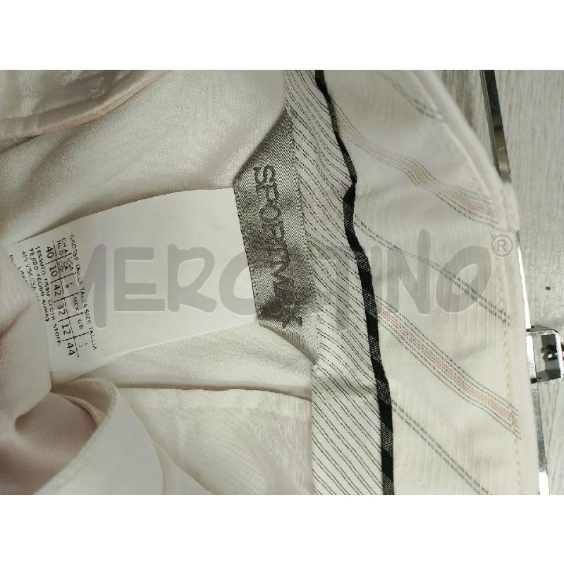 PANTALONE DONNA SPORTMAX BIANCO | Mercatino dell'Usato San giovanni teatino 2