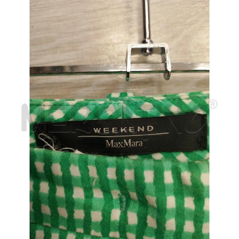 PANTALONE DONNA WEEKEND MAXMARA VERDE POIS | Mercatino dell'Usato San giovanni teatino 2
